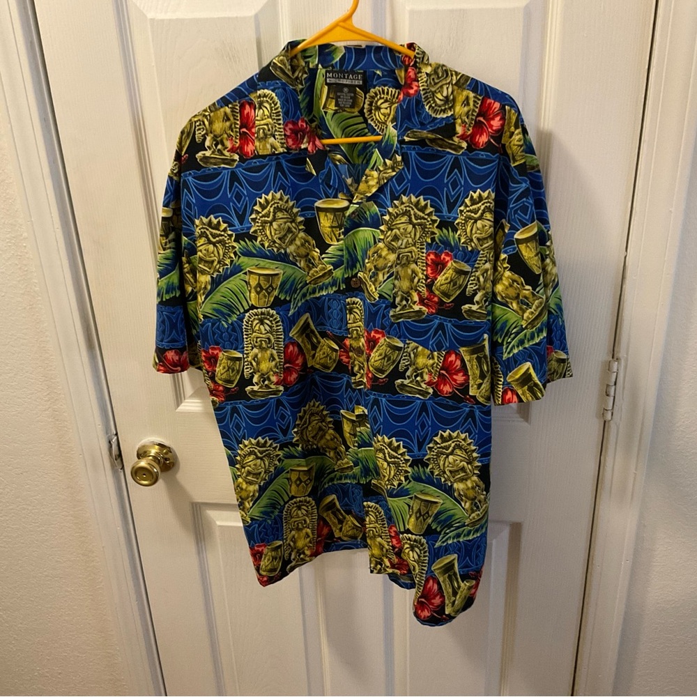 Montage Blue Hawaiian Shirt